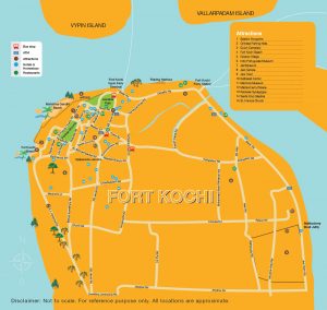 Fort Kochi Tourist Map 300x284 