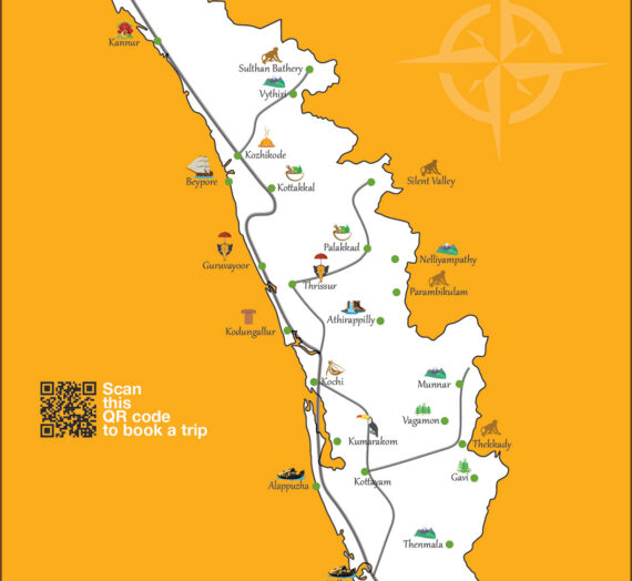 Kerala Tourist Map