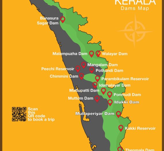 south kerala tourist map