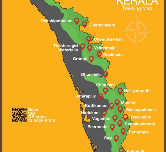 Kerala Trekking Map