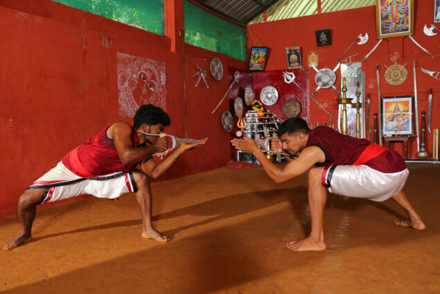 Kalarippayattu Show in Munnar